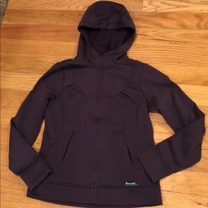 Eggplant zip hoodie athletic Moose Jaw women’s L
